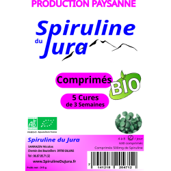 Grande Boîte Comprimés BIO Spiruline